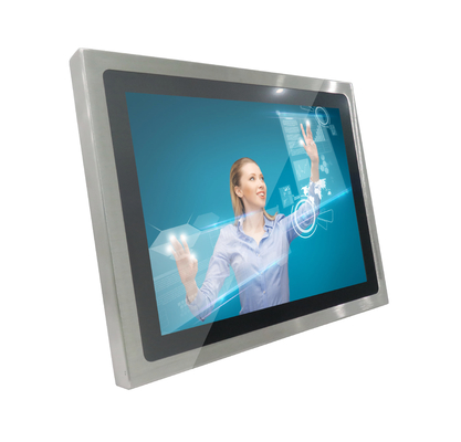 Windows 10 Waterproof IP65 Panel PC Stainless Steel Capacitive Touch Screen