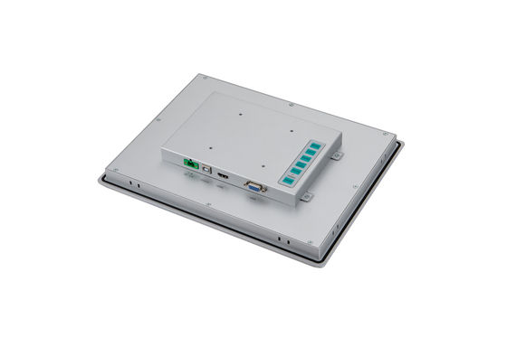 12.1" IP65 front pure flat screen VGA HDMI input panel mount wall mount pcap touch monitor industrial touch display