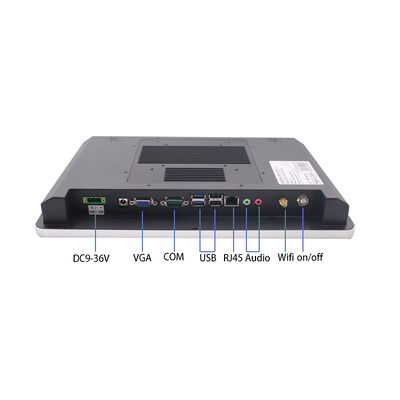 13.3 Inch Fanless Industrial Panel PC | PCAP Capacitive Touch | All-in-One Touch Kiosk | Silent Cooling | Rugged Design